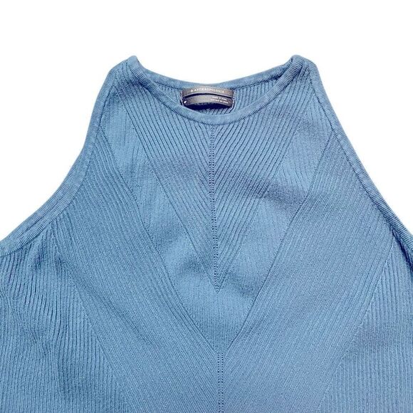 ANTHROPOLOGIE Gemma Sweater Tank Top Blue Size Medium - Picture 5 of 6